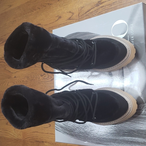 NIB Jennifer Lopez Black Ginna Bootie Size 7.5 - Picture 6 of 14